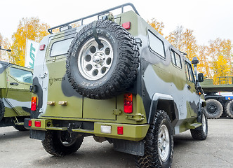 Image showing VPK-233115 Tiger-M armored vehicle. Rear view