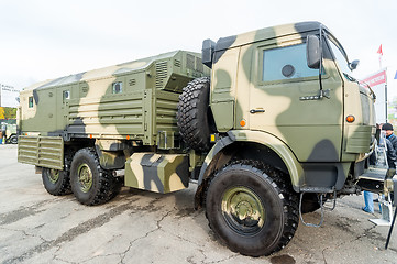 Image showing Truck KAMAZ-5350 on demonstration range