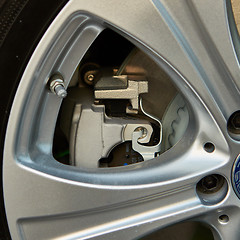 Image showing Detail of a beauty and fast sportcar