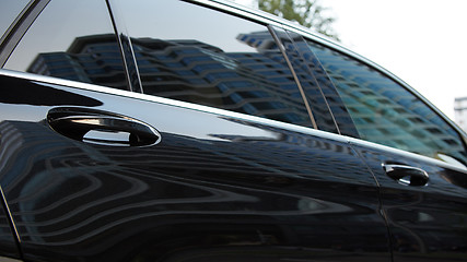 Image showing Detail of a beauty and fast sportcar