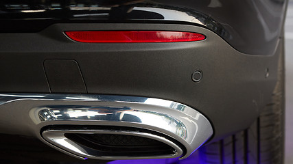 Image showing Detail of a beauty and fast sportcar