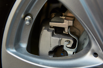 Image showing Detail of a beauty and fast sportcar