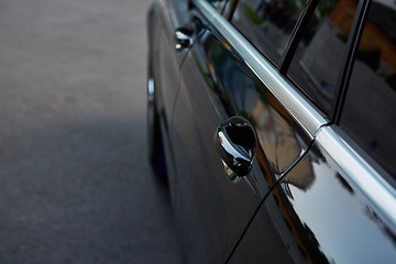 Image showing Detail of a beauty and fast sportcar