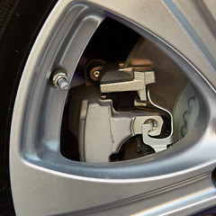 Image showing Detail of a beauty and fast sportcar