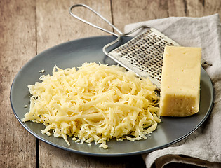 Image showing grated cheese