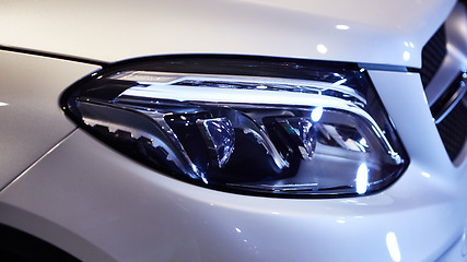 Image showing Detail of a beauty and fast sportcar