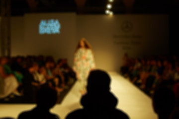 Image showing Fashion runway out of focus