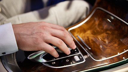 Image showing Detail of a beauty and fast sportcar.