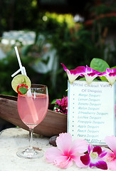 Image showing Drinks menu