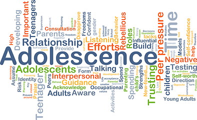 Image showing Adolescence background concept