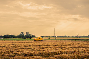 Image showing Agricultural machine on a field