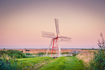 Image showing Windmill on a countryside