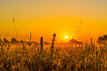 Image showing Beautiful sunrise in the morning