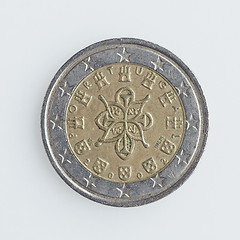 Image showing Portuguese 2 Euro coin
