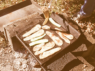 Image showing Retro looking Barbecue picture