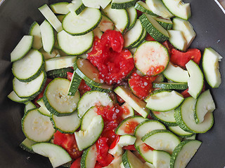 Image showing Zucchini with tomato