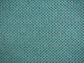 Image showing Green fabric texture background