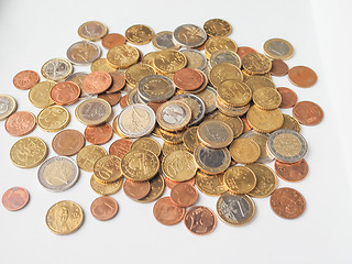 Image showing Euro coins