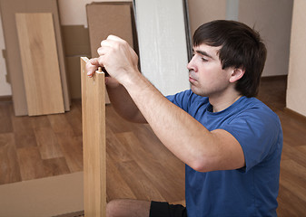 Image showing Assembling furniture