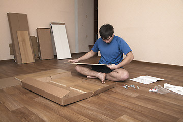 Image showing Assembling furniture