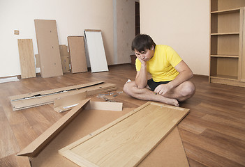 Image showing Assembling furniture