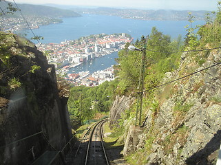 Image showing Fløybanen, Bergen.