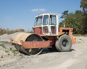 Image showing Road roller