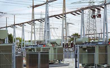 Image showing Electrical substation