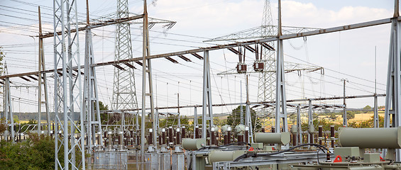 Image showing Electrical substation