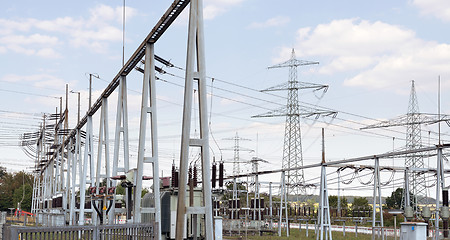 Image showing Electrical substation