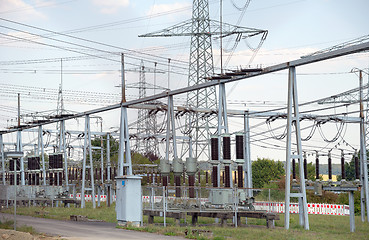 Image showing Electrical substation