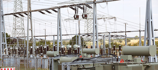 Image showing Electrical substation