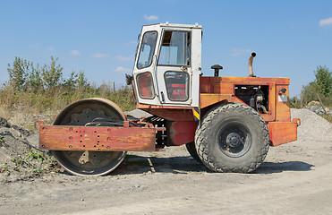 Image showing Road roller