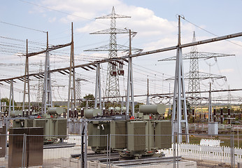 Image showing Electrical substation