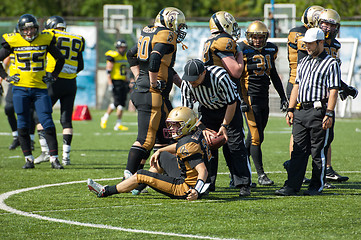 Image showing Referee help to stand up I. Goloveshkin (21)