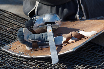 Image showing Medieval knight armor