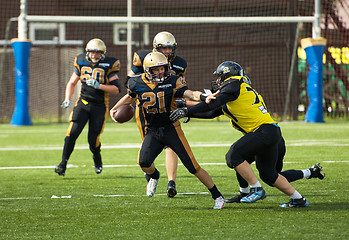 Image showing I. Goloveshkin (21) in action