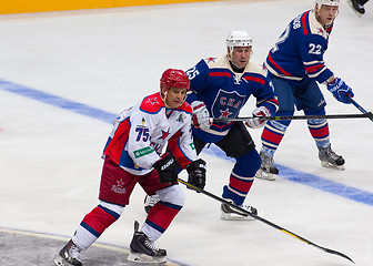 Image showing A. Kvartalnov (75), M. Salimov (25) and K. Molodtsov(22)