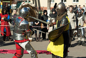 Image showing Knights fights