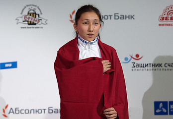 Image showing Albina Mambetova, gold medalist