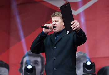 Image showing Sport commentator Dmitry Guberniev