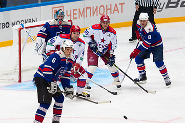 Image showing A. Kovalenko (40) and V. Zelepukin (25) in attack