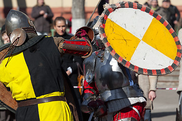 Image showing Knights fights