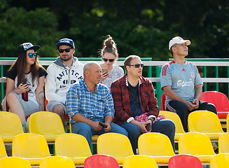 Image showing Spectators on tribune