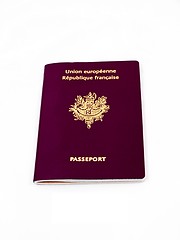 Image showing French passport