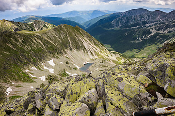 Image showing Hi-res panorama of Retezat Mountains, Romania, Europe