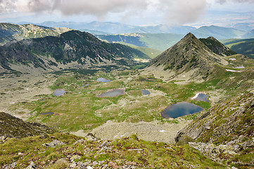 Image showing Hi-res panorama of Retezat Mountains, Romania, Europe