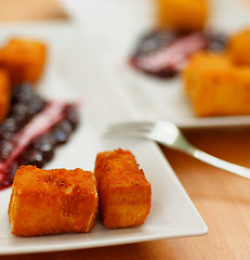 Image showing Fried Camembert Cheese