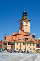 Image showing The old town hall and the Council square, Brasov