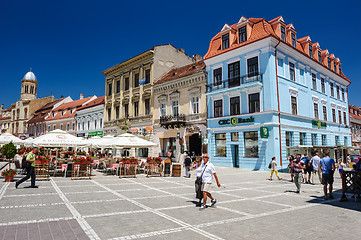 Image showing Usual day at Council Square, Brasov